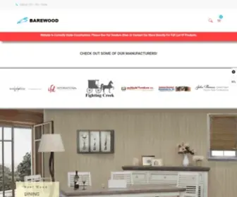 Barewoodoutlet.com(Real Wood Furniture) Screenshot