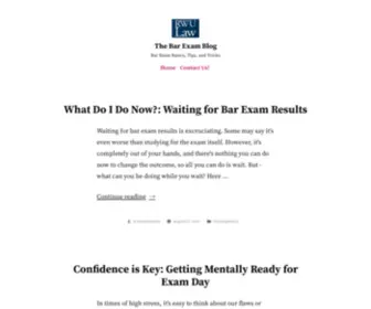 Barexamblog.net(Bar Exam Basics) Screenshot