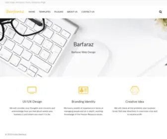 Barfaraz.com(Web Design) Screenshot