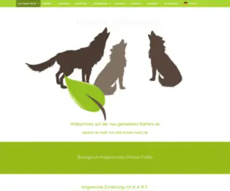 Barfers.de(Biologisch Artgerechtes Rohes Futter) Screenshot