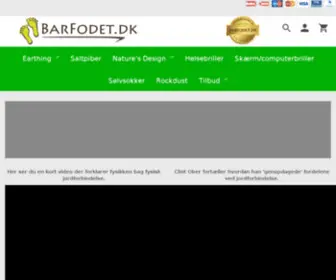 Barfodet.dk(Earthing Webshop) Screenshot