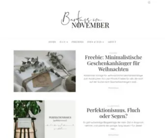 Barfussimnovember.com(Barfuss.im.november) Screenshot