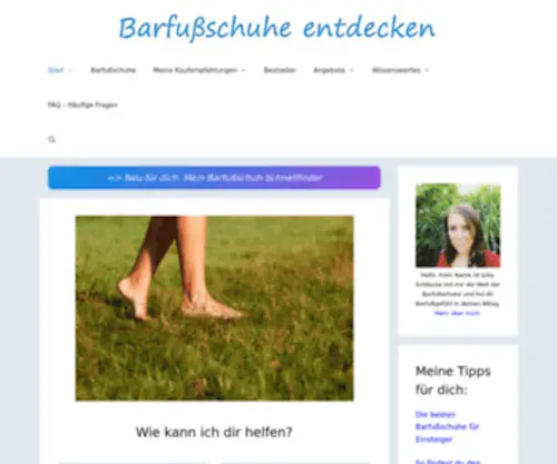 Barfussschuhe-Entdecken.de(Barfußschuhe entdecken) Screenshot
