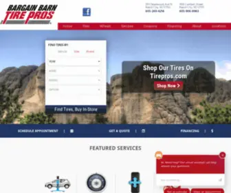 Bargainbarntire.com(Bargain Barn Tire Pros) Screenshot