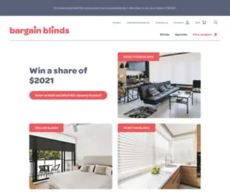 Bargainblinds.co.nz(Bargain Blinds) Screenshot