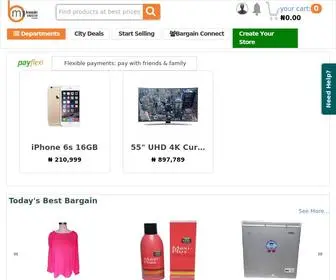 Bargainmasterng.com(Bargain Master Online Shopping Site in Nigeria) Screenshot