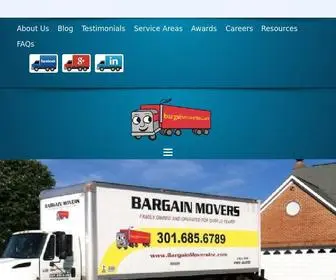 Bargainmoversinc.com(Bargain Movers) Screenshot