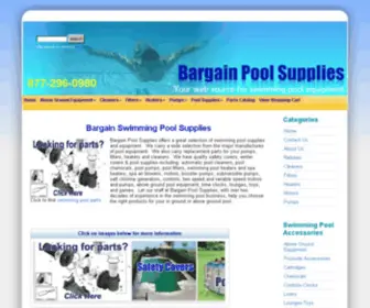 Bargainpoolsupplies.com(Swimming Pool Supplies) Screenshot