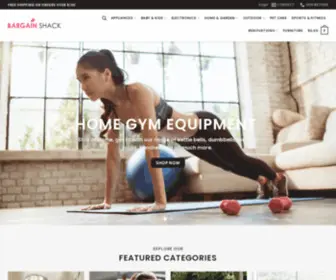 Bargainshack.com.au(Online store in Australia selling goods for every home) Screenshot