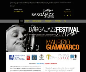 Bargajazz.it(Home) Screenshot