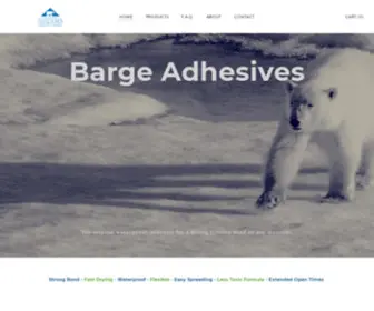 Bargeadhesive.com(Barge Cement) Screenshot