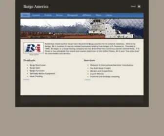 Bargeamerica.com(Barge America) Screenshot