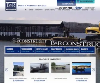 Bargesandworkboatsforsale.com Screenshot