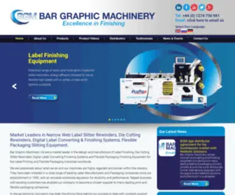 Bargraphic.com(Bar Graphic Machinery) Screenshot