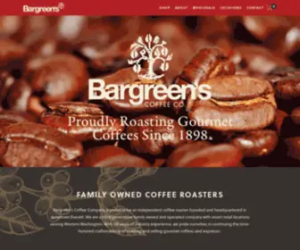 Bargreenscoffee.com(Bargreen's Coffee Company) Screenshot