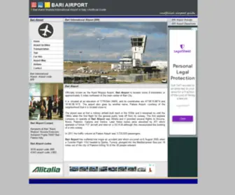 Bari-Airport.com(Bari Airport) Screenshot
