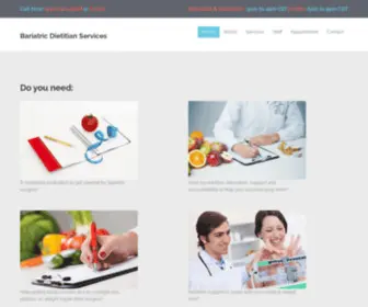 BariatriCDietitians.com(Bariatric Dietitian Services) Screenshot