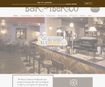 Baribericotapas.com(Bar Iberico) Screenshot