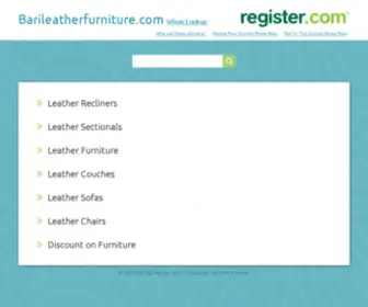 Barileatherfurniture.com(Bari Leather Furniture) Screenshot