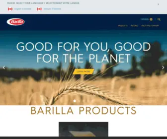 Barilla.ca(Barilla) Screenshot