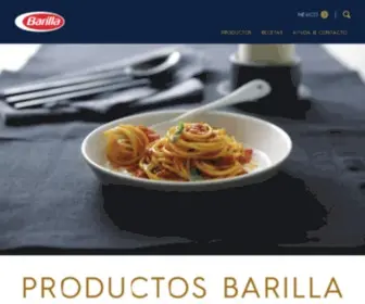 Barilla.com.mx(Barilla) Screenshot