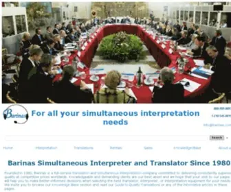 Barinas.com(Simultaneous Interpreter and Translator) Screenshot