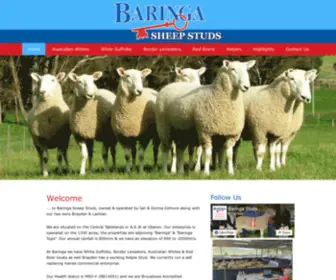 Baringasheepstuds.com.au(Oberon, New South Wales) Screenshot