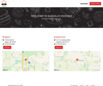 Bariolas.com(Bariola's Pizza) Screenshot