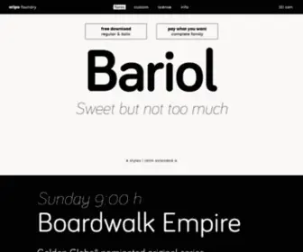 Bariol.com(Atipo foundry) Screenshot