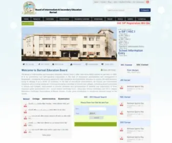 Barisalboard.org(Board of Intermediate & Secondary Education) Screenshot