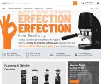 Baristaequip.com(Official USA Puqpress Importer of Puqpress Precision Automatic Coffee Tamper) Screenshot