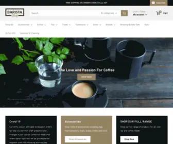 Baristashop.co.uk(Baristashop) Screenshot