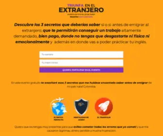 Baristatraveler.com(Triunfa en el extranjero) Screenshot