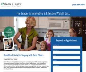 Barixclinic.com(The Leader in Innovative & Effective Weight Loss) Screenshot