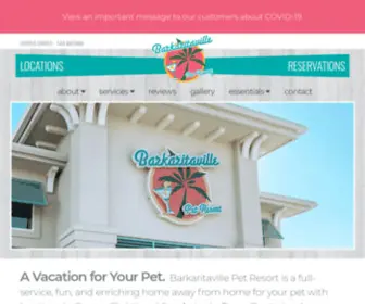 Barkaritavillepetresort.com(Barkaritaville Pet Resort) Screenshot