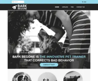 Barkbegonedogtrainer.com(Undefined) Screenshot