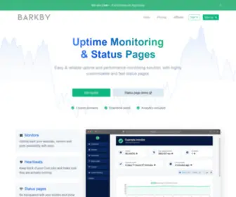 Barkby.net(Uptime Monitoring & Status Pages) Screenshot