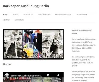 Barkeeper-Ausbildung-Berlin.de(Barkeeper Ausbildung Berlin) Screenshot