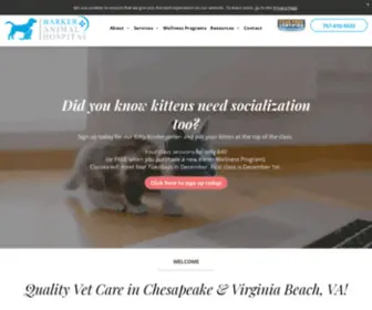 Barkeranimalhospital.com(Vet Clinic in Chesapeake & Virginia Beach) Screenshot