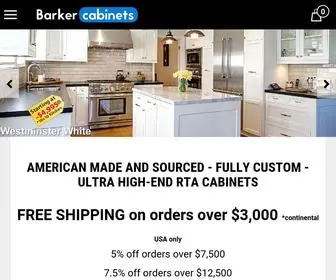 Barkercabinets.com(Barker Cabinets) Screenshot