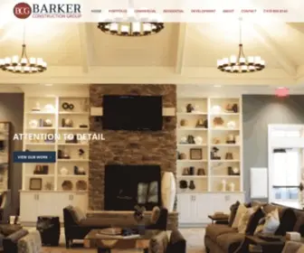 Barkercg.com(Raleigh NC Construction Company) Screenshot