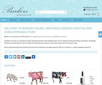 Barkers.ie(Barkers Wexford) Screenshot