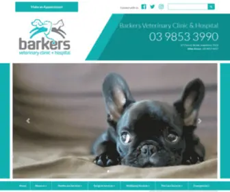 Barkersvet.com(Barkers Veterinary Clinic & Hospital) Screenshot