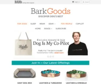 Barkgoods.com(Exclusive Home for Dog Is My Co) Screenshot