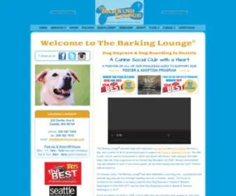Barkinglounge.com(Best Dog Daycare & Dog Boarding in Seattle) Screenshot
