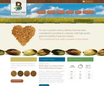 Barkleyseed.com(Barkley Seed) Screenshot