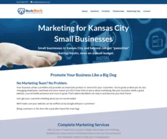 Barkmarkco.com(Kansas City Small Business Marketing BarkMark Digital Marketing) Screenshot