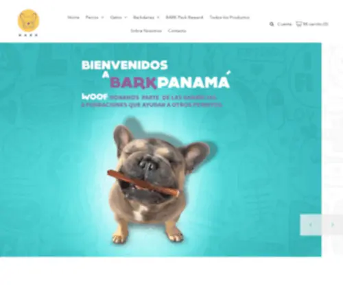 Barkpanama.com(BARK Shop) Screenshot