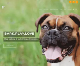 Barkplaylove.com(Manayunk Dog Walking) Screenshot