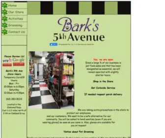 Barks.biz(Bark's 5th Ave) Screenshot